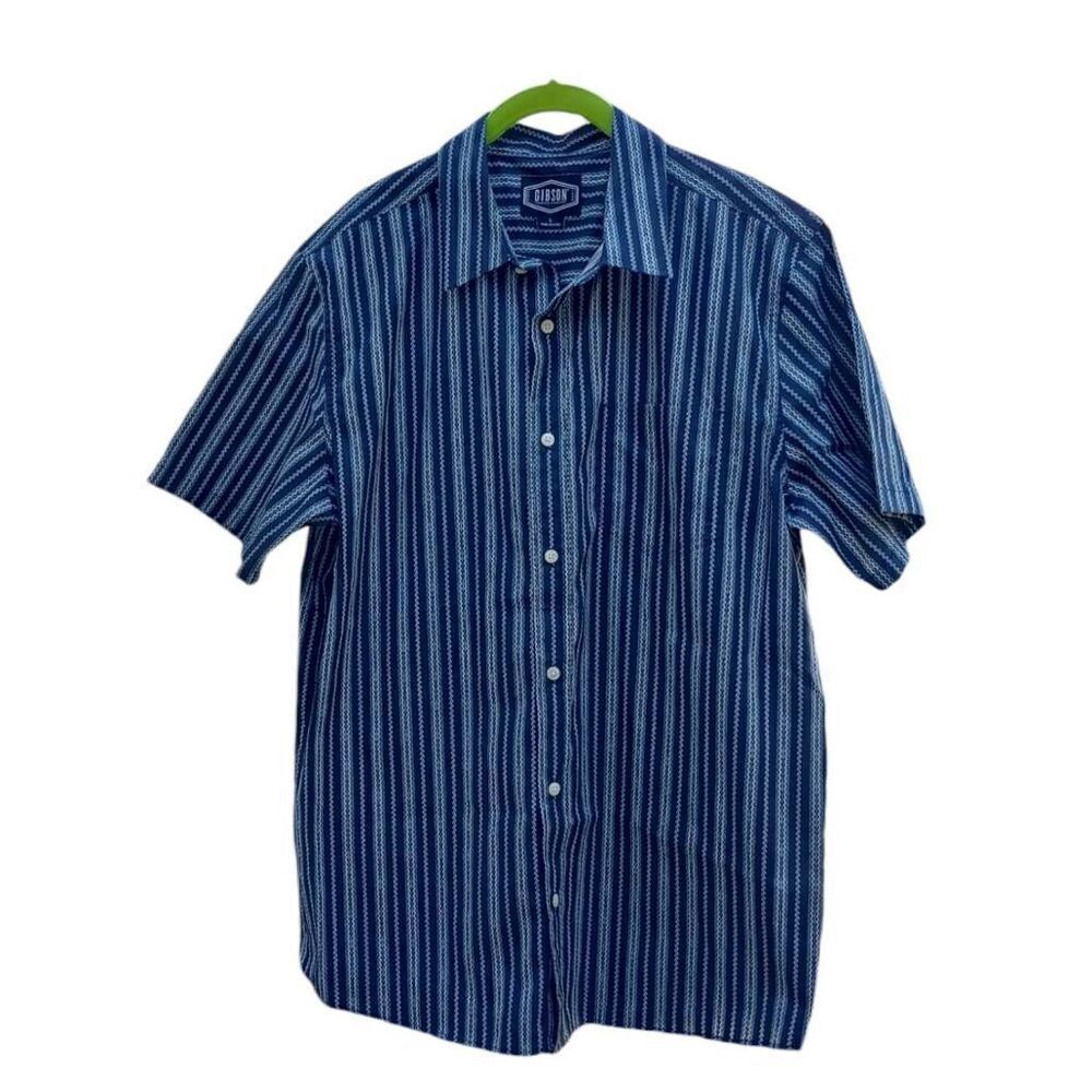 Gibson short sleeve button-down shirt size large
